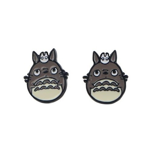 Aros Aretes Pendientes Mi Vecino Totoro / Acero Quirúrgico