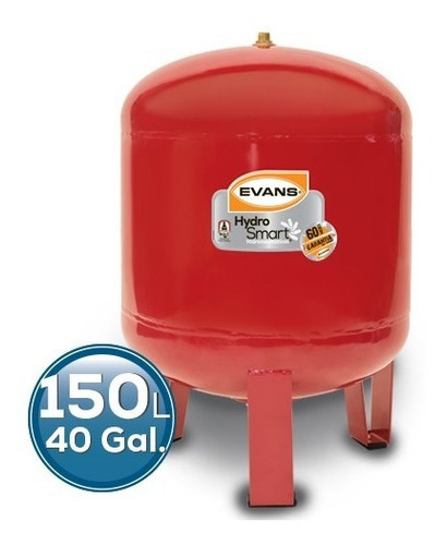 Tanque hidropneumático vertical Evans Hydro-mac® 150l
