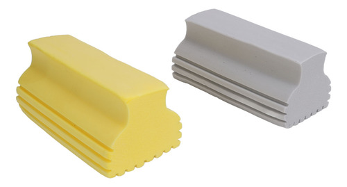 Esponja Antipolvo Hamp Clean, 2 Unidades, Reutilizable, De A