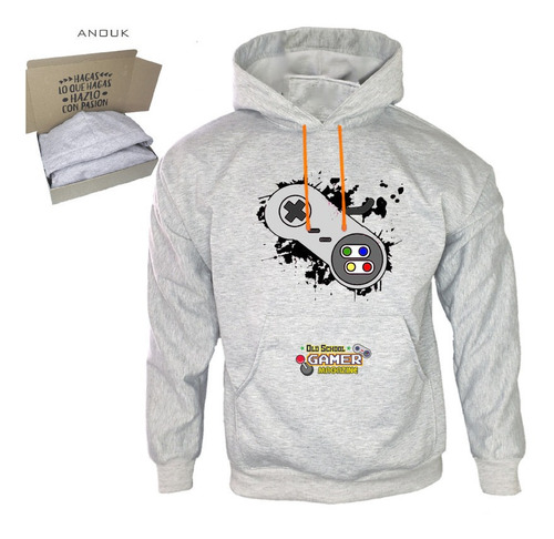 Imagen 4 de 10 de Buzo Hoodie Artesanal Saco Gamer Clasico Videojegos Unisex