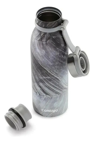 Termo Squeeze Contigo Matterhorn, de acero inoxidable, color mejillón, 591 ml