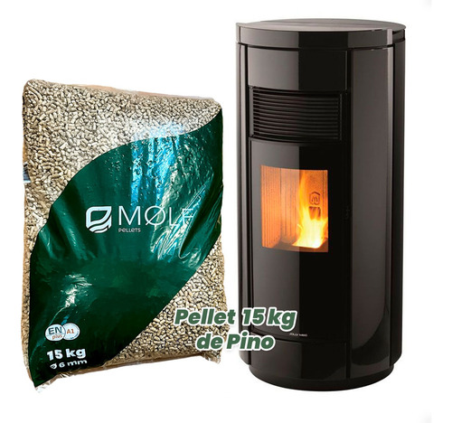 Pellets De Pino Bolsas 15kg Premiun Pellet Certificado Otec