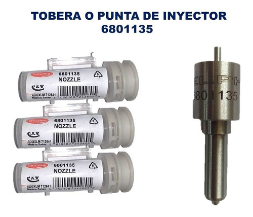 Tobera O Punta De Inyector Ford 7000/new Holland  6801135