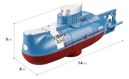 Mini Rc Submarino Controle Remoto Barco Impermeável Mergulho