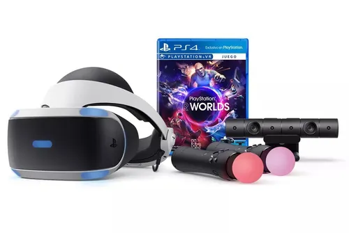 Playstation Vr Ps4 Sony Worlds Bundle - Cuh-zvr2 - Sellado