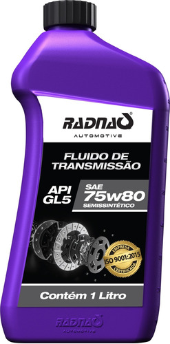 Óleo Transmissão Manual 75w80 Semisintético Api Gl5