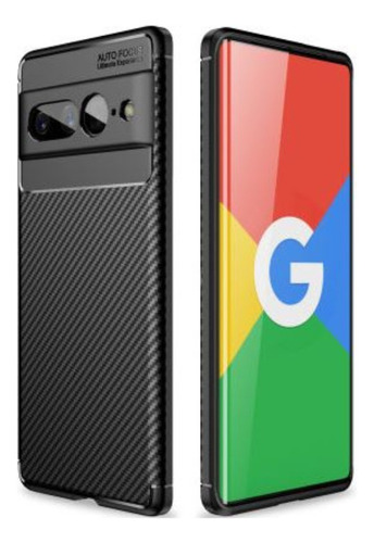 Para Google Pixel 8 - Case Carcasa Funda Carbono Autofocus