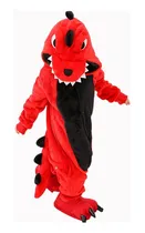 Comprar Kigurumi Dinosaurio Rojo Pijama Tipo Mameluco Onesie