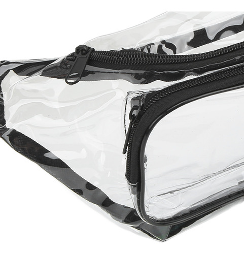 Cremallera Transparente Fanny Pack De Pvc Resistente Al Agua