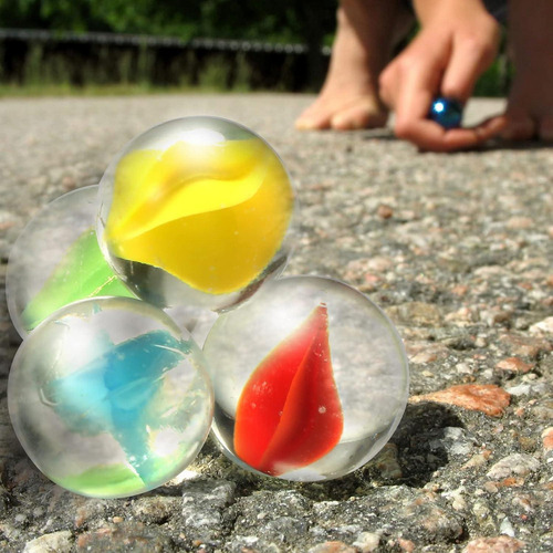 Leitee 72 Canicas De Vidrio Coloridas 1.60 Cm Para Juegos
