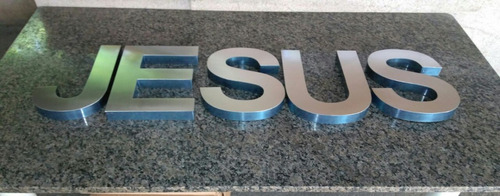 Letras Caixa Em Aço Inox 3d Letras Fachada Placa Para Loja