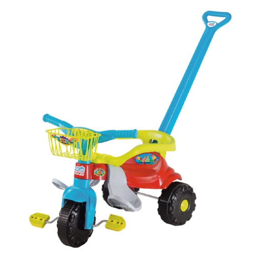 Triciclo Smart Super Festa Azul Com Aro 2560 -magic Toys