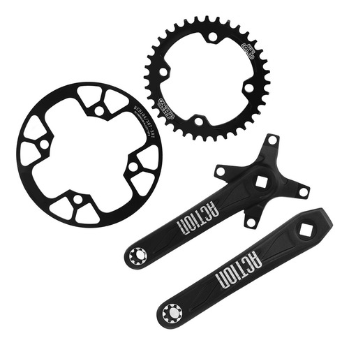 Bike Crankset Mountain Crank Arm Set 36t Narrow Wide