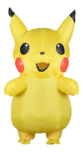 Disfraz Inflable Amarillo Mascota Pikachu Anime Cosplay