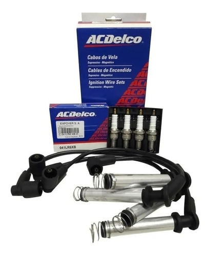 Kit Cables + Bujias Original Acdelco Corsa 1.4 / 1.6 / 8v