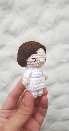 Muñeca Princesa Leia Star Wars Amigurumi Tejido - Pipelino