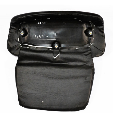 Imagen 4 de 5 de Respaldo Cojin Pequeño Bagger Para Tourpack Harley Y Compati