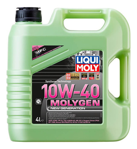 Aceite 10w40 Liqui Moly Molygen Semisintetico 4 L New Gen...