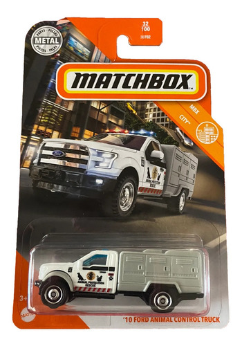 Matchbox # 32/100 - '10 Ford Animal Control Truck - Gkk99