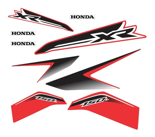 Adhesivos Gráficos Para Xr 150 Honda Stickers 2015 - 2017