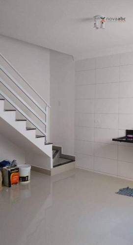 Imagem 1 de 8 de Cobertura Com 2 Dormitórios À Venda, 56 M² Por R$ 395.000 - Vila Linda - Santo André/sp - Co1174