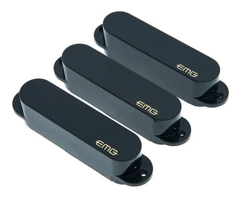 Set Captadores Single Guitarra Strato Ativo Emg-saset