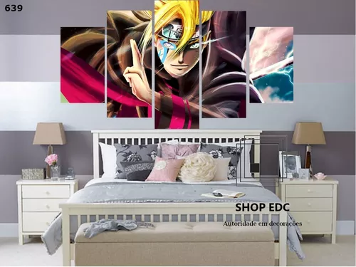 Quadro decorativo Boruto Karma Desenho Anime Otaku para sala quarto |  Submarino