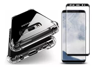 Kit Capa Capinha Case Para Galaxy S8 Plus + Pelicula 3d
