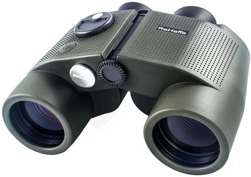 Binocular Rehaffe, 7x50/verde Militar/con Brujula