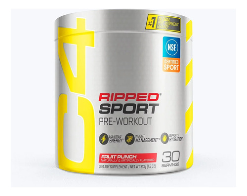  C4 Ripped 30 Servicios Pre Workout Made In Usa 