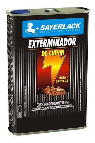 Exterminador De Cupim Insecticida Sayerlack Termitas 5 Lts