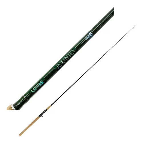 Vara Para Carretilha Lumis Infinity Green Pesca 8-20lb 1,83m