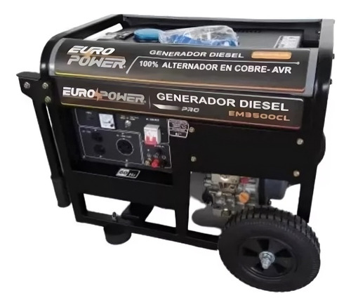 Generador-planta Europower 3,5 Kva. 110-220v. Manual. Diesel