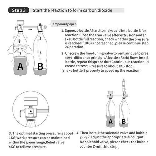 . Acuario Diy Sistema Generador De Co2 Kit Sistema
