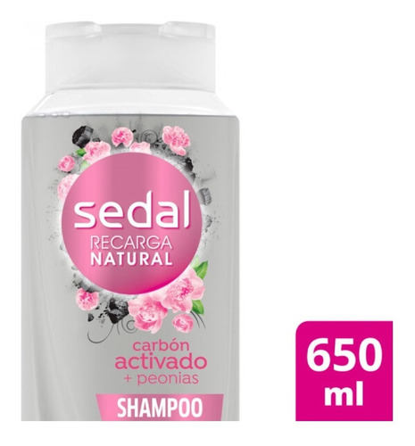 Sedal Shampoo Carbon Activado + Peonias 650ml