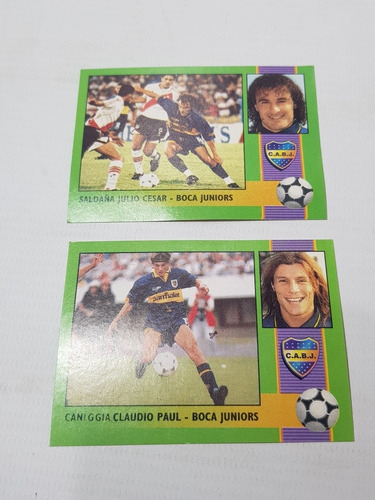 Imagen 4 de 8 de Figuritas Boca Juniors 1996 Cromy Fútbol Argentina Mag 57402