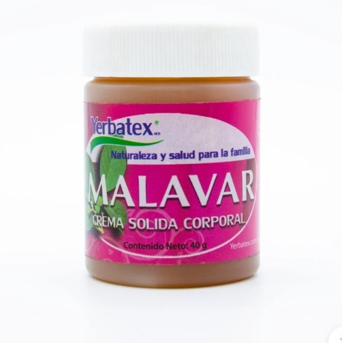 Pomada Malavar Crema En Bote De 40gr