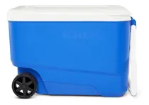 Comprar Hielera Igloo Capacidad 53 Latas Color Azul Con Ruedas