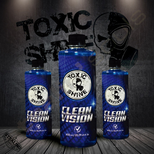 Imagen 1 de 8 de Toxic Shine | Clean Vision | Limpia Vidrios | 600cc