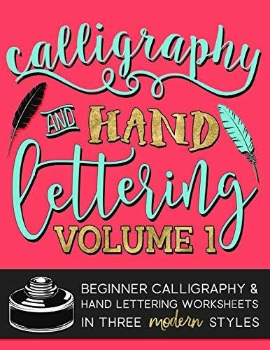 Book : Calligraphy And Hand Lettering Volume 1 Beginner...