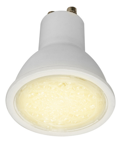 Foco Led Gu10 7w Ángulo Ajustable Illux Fl-10gu10.727aai90d Luz Luz Cálida (2700K)