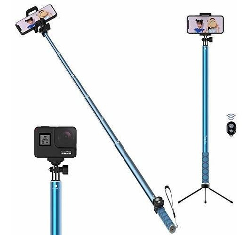 Palo Selfie Selfie Stick Con Trípode Y Control Remoto Bluet 