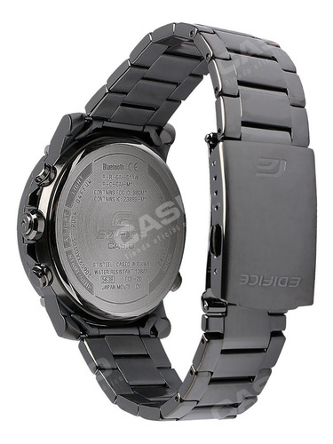 Imagen 3 de 4 de Reloj Casio Edifice Enlace Móvil Ecb-20dc-1acr