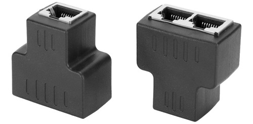 2 Divisor De Expansión Del Adaptador De Cable Lan Ethernet