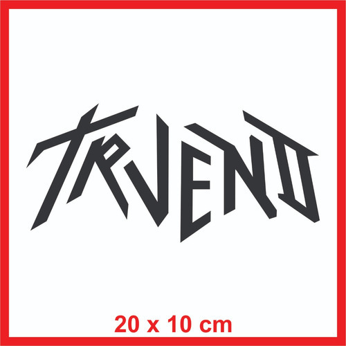 Vinilo Stickers Logo Trueno Auto Freestyle Rap Tuning  