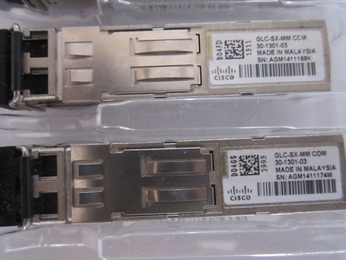 Imagen 2 de 3 de Fibras Ópticas- Modulos Sfp Cisco Glc-sx-mm 1000 Base Sx-lc