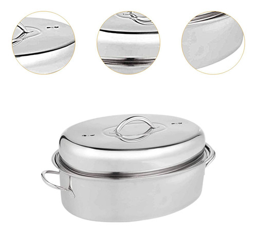 Vaporizador De Peixe Oval 16 Pol. Multiuso Para Macarrão, B
