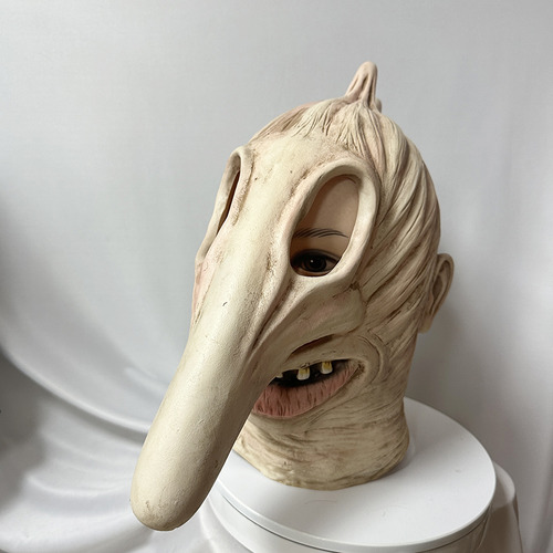 Máscara Scary Adam And Barbara De Látex Para Hombre Con Cabe
