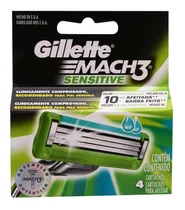 Comprar Repuestos Gillette Mach3 Sensitive X 4