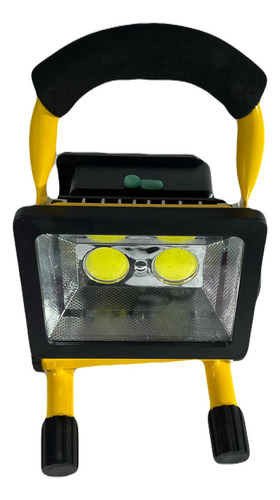 Foco Led C/ Pie Recargable+ Luz Emergencia Camping 30w F24